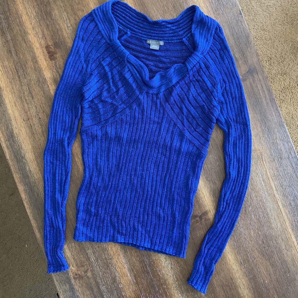 Armani Exchange blue Sweater